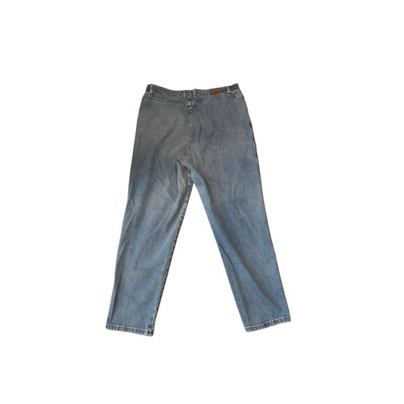 Women's Lee Relaxed Fit Side Elastic Medium Wash 35” Waist 29” Inseam MOM Jeans - Picture 2 of 3